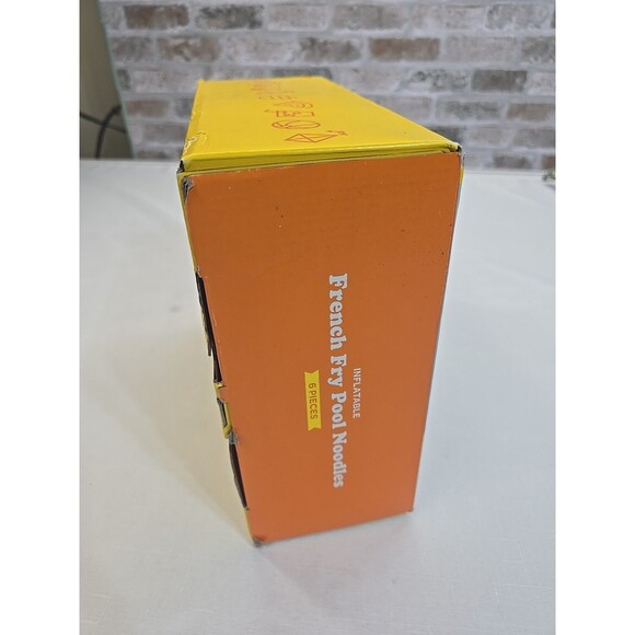 SUN SQUAD FRENCH FRY NOVELTY FLOAT Fry Pool Noodles- YELLOW/RED New - Picture 2 of 8